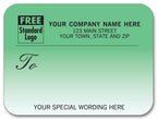R1701 Mailing Labels Roll Teal Gradient 3 7/8 x 2 7/8"