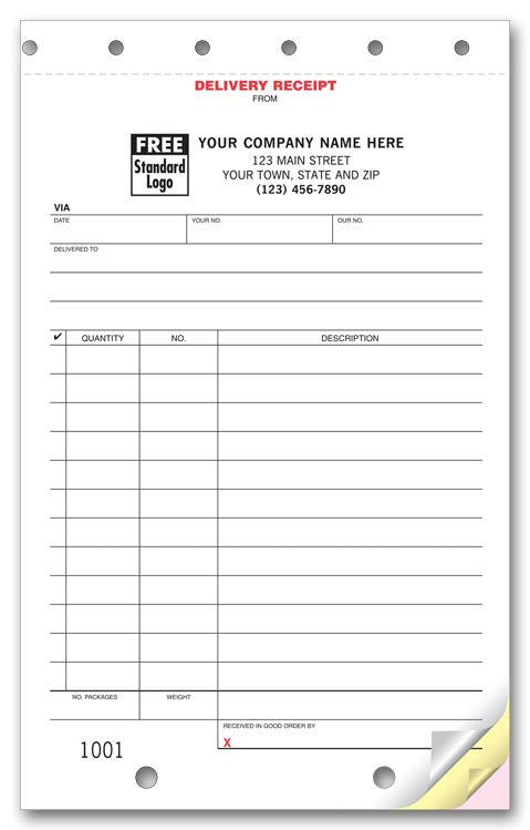 R6520 Delivery Receipt 5 2/3...