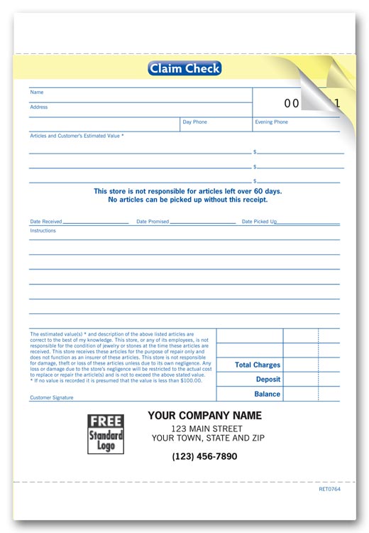 RET0764 Jewelry Repair Envelope Large...