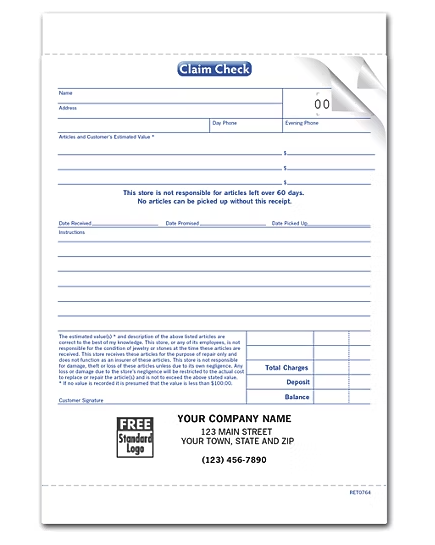 RET0764 Jewelry Repair Envelope Large...
