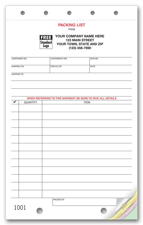 RF6600 Packing Lists 5 2/3...