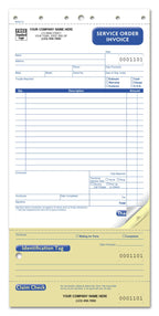 RHS0312 Service Order Small 5 1/2 x 11"