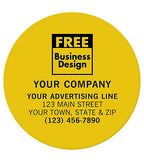 SC010 Circle 3" Polyester Label