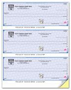 SDLA108 - SSLA108 High Security 3 To A Page Laser Check 22 Security Features 8 1/2 x 11"