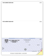 SDLB100 - SSLB100 High Security Laser Bottom Check 22 Security Features 8 1/2 x 11"