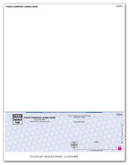 SDLB121 High Security Laser Top P/R Check 7.5 Voucher 8 1/2 x 11"