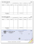 SDLB333 - SSLB333 High Security Laser Bottom Check 22 Security Features 8 1/2 x 11"