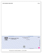 SDLB368 High Security Laser Bottom PayRoll Check 7.5 Voucher 8 1/2 x 11"