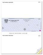 SDLM102 - SSLM102 High Security Laser Middle Check 22 Security Features 8 1/2 x 11"