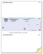 SDLM120 - SSLM120 High Security Laser Middle Check 22 Security Features 8 1/2 x 11"