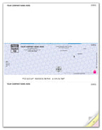 SDLM145 - SSLM145 High Security Laser Middle Check 22 Security Features 8 1/2 x 11"