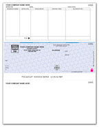 SDLM255 - SSLM255 High Security Laser Middle Check 22 Security Features 8 1/2 x 11"