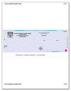 SDLM260 - SSLM260 High Security Laser Middle Check 22 Security Features 8 1/2 x 11"