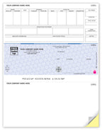 SDLM332 - SSLM332 High Security Laser Middle Payroll Check 22 Security Features 8 1/2 x 11"