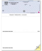 SDLT108 - SSLT108 High Security Laser Top Check 22 Security Features 8 1/2 x 11"