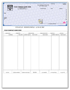 SDLT312 High Security Laser Top P/R Check 7.5 Voucher 22 Security Features 8 1/2 x 11"