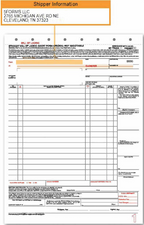 SHIPPER INFORMATION FIELD
