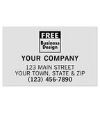 SR004 Rectangle Polyester Label 2 x 1 1/4"
