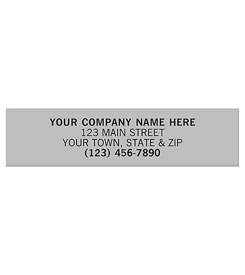 SR016 Rectangle Polyester Label 2...