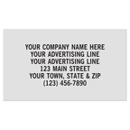 SR020 Rectangle Polyester Label 1 1/2 x 7/8"