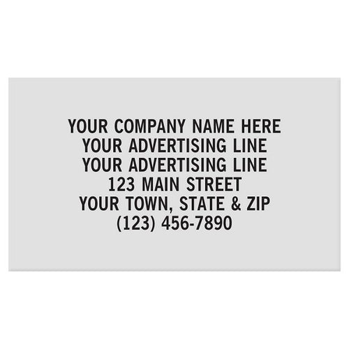 SR020 Rectangle Polyester Label 1 1/2 x 7/8"