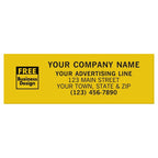 SR026 Rectangle Polyester Label 3 x 1"