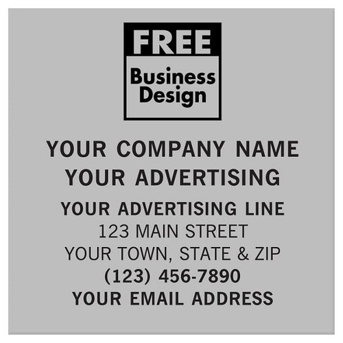 SR028 Square Polyester Label 2 x 2"