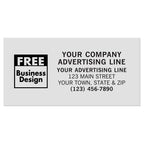 SR030 Rectangle Polyester Label 3 x 1 1/2"