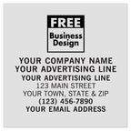 SR034 Square Polyester Label 3 x 3"