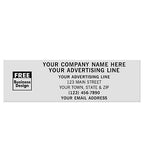SR039 Rectangle Polyester Label 3 1/4 x 1"