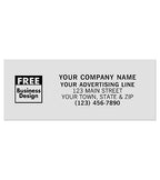 SR072 Rectangle Polyester Label 2 1/2 x 1"