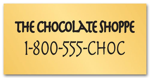 SS011 Square Corner Polyester Label 2 x 1"