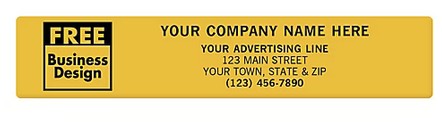 SS022 Square Corner Polyester Label...