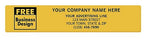SS022 Square Corner Polyester Label 5 x 1"