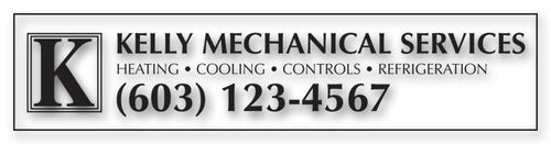 SS025 Square Corner Polyester Label 4 1/2 x 1"