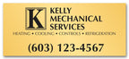 SS026 Square Corner Polyester Label 3 1/2 x 1 1/2"