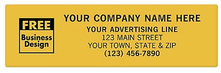 SS034 Square Corner Polyester Label...