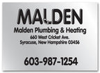 SS036 Square Corner Polyester Label 3 1/2 x 2 1/2"
