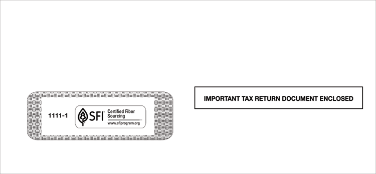 TF11111 2024 1099 Single-Window Envelope...