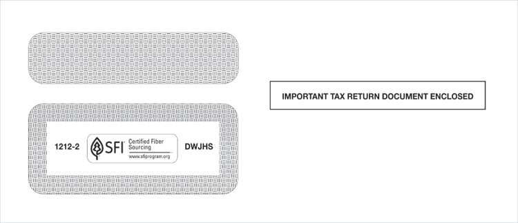 TF12122 2024 1099 Double-Window Envelope...