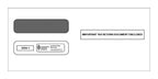 TF33331 2024 W2 Double Window Envelopes 3 7/8 x 8 1/2"