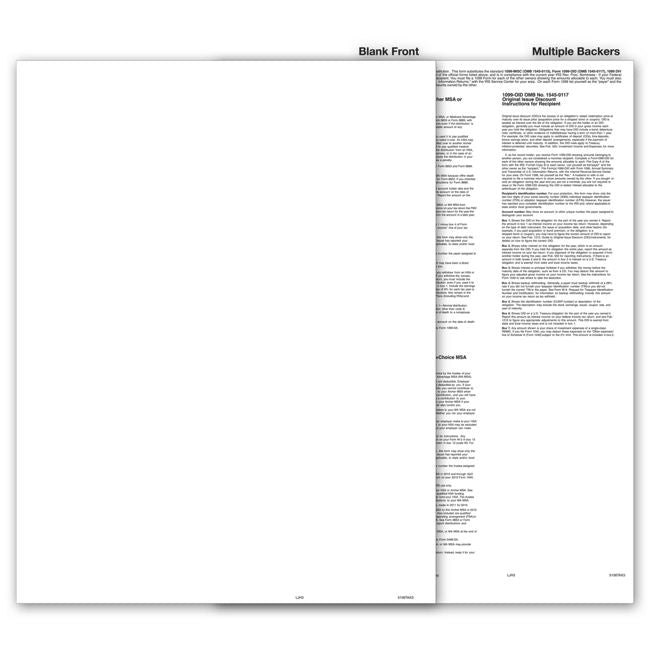 TF5106 2024 1099-Blank with Multiple Backers 8 1/2 x 11"