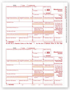 TF5110 2024 Laser 1099 Miscellaneous Income Federal Copy A 8 1/2 x 11"