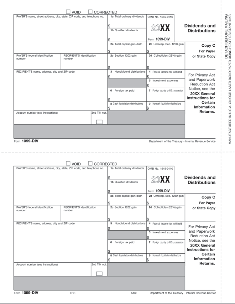 TF5132 2024 Laser 1099-DIV Dividends...