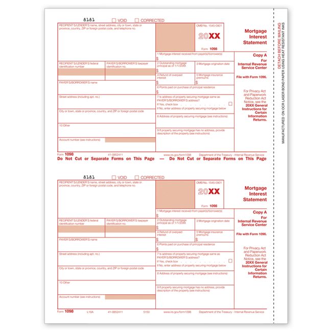 TF5150 2024 Laser 1098 Mortgage...