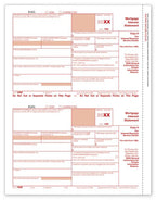 TF5150B 2024 Laser 1098 Mortgage Interest Federal Copy A Bulk 8 1/2 x 11"