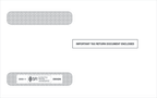 TF51511 2024 4-Up Horizontal Laser W-2 Envelope Double-Window 9 x 5 5/8"