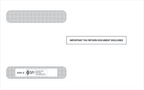 TF51512 2024 4-Up Horizontal Laser W-2 Envelope Double-Window Self-Seal 9 x 5 5/8"