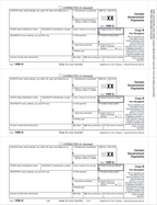 TF5157 2024 Laser 1099-G Payer and/or Borrower Copy B 8 1/2 x 11"