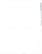 TF5159B 2024 Bulk Laser 1099-MISC 2-Up Blank with Copy B Backer Bulk 8 1/2 x 11"